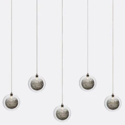 Kadur Drizzle 5-Light Linear Chandelier -Home Lighting Shop 1015223