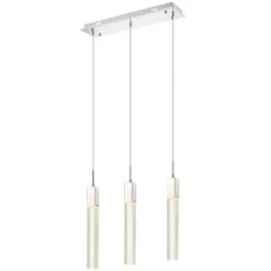 Glacier Linear Multi Light Pendant -Home Lighting Shop 1079953