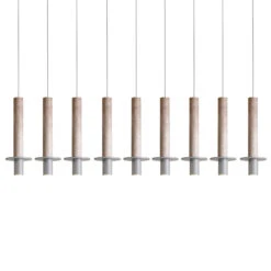 Meta Linear Nine Light Pendant