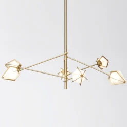 Harlow Spoke Chandelier -Home Lighting Shop 1092938
