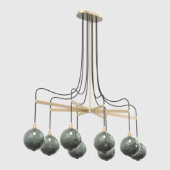 Drape Arm 8 Linear Chandelier -Home Lighting Shop 1139959