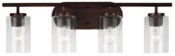 Oslo Seeded Bathroom Vanity Light 19 Oslo Seeded Bathroom Vanity Light -Home Lighting Shop 1152032
