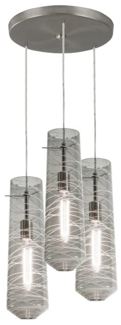 AFX Spun Round Multi Light Pendant -Home Lighting Shop 1156544