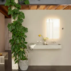 Varenna Rectangular Illuminated Mirror -Home Lighting Shop 1420002 install