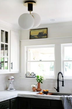 Vesper Double Semi Flush Ceiling Light