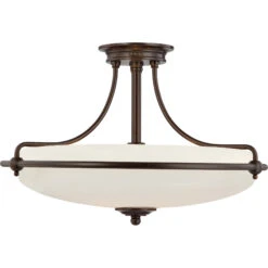 Griffin Ceiling Semi Flush Light -Home Lighting Shop 573970