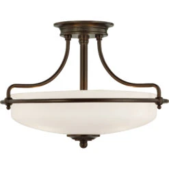Griffin Ceiling Semi Flush Light -Home Lighting Shop 573972