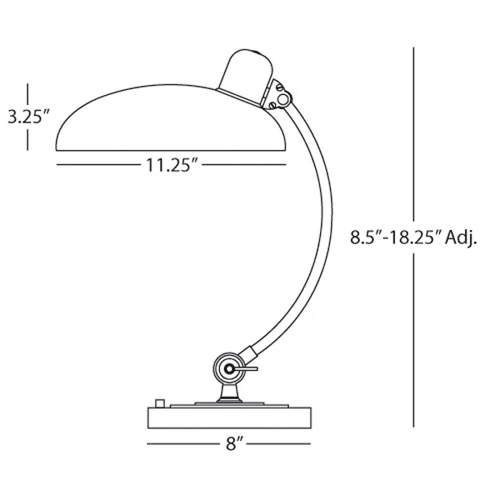 Bruno Adjustable C Arm Table Lamp 3 Bruno Adjustable C Arm Table Lamp