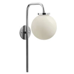 Big Bulb Opal Wall Light -Home Lighting Shop 620237