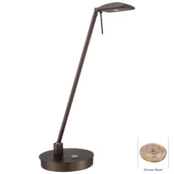 Georges Reading Room LED Square Head Desk Lamp -Home Lighting Shop 64354