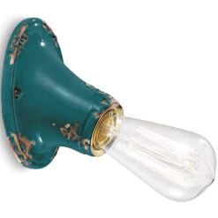 Vintage Slanted Socket Wall Light -Home Lighting Shop 673829