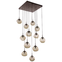 Nova Gem Square Multi Light Pendant -Home Lighting Shop 932082