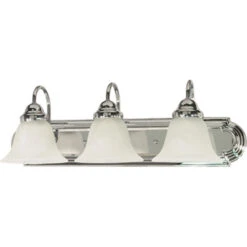 Ballerina Bathroom Vanity Light With Alabaster Glass -Home Lighting Shop 988710