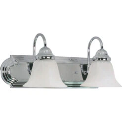 Ballerina Bathroom Vanity Light With Alabaster Glass -Home Lighting Shop 988873