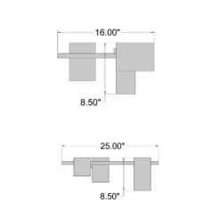 Madrid Semi Flush Ceiling Light