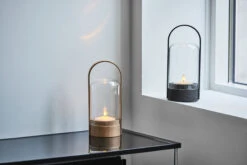 Le Klint Candlelight Portable Lantern -Home Lighting Shop CANDLELIGHT 380 oakblack
