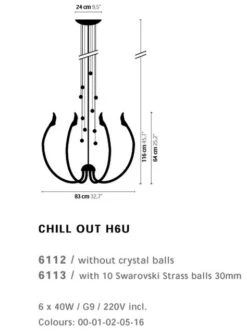 Chill Out Arms Up Suspension With Crystal Balls