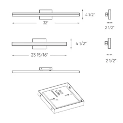 Sleek Bathroom Vanity Light