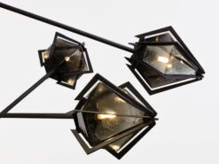 Harlow Spoke Chandelier -Home Lighting Shop HRW CHN SPK S BLK SG add1