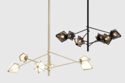 Harlow Spoke Chandelier -Home Lighting Shop HRW CHN SPK S BLK SG add2