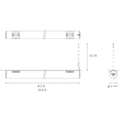 Artemide La Linea Wall/Ceiling Light