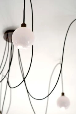 Drape Hook Pendant -Home Lighting Shop LT177WHT BLK add3