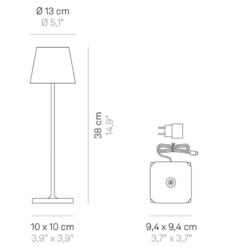 Poldina Pro Lido Rechargeable Table Lamp