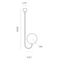 Single Angle Ceiling Light