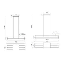 Mondrian Rectangular Pendant