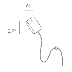 Muuto Post Plug-in Wall Sconce