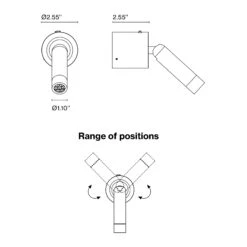 Marset Ledtube A Wall Sconce