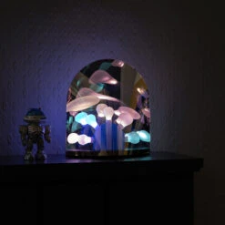 Space Table Lamp -Home Lighting Shop Space table lamp on cabinet in dark pastel light