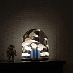 Space Table Lamp -Home Lighting Shop Space table lamp on cabinet in dark white light