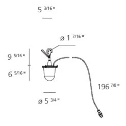 Artemide Tolomeo Outdoor Lantern Hook