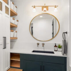 Rondelle Vanity Light -Home Lighting Shop WS 42524 AB install