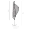 Clara Floor Lamp -Home Lighting Shop aa clara floor spec