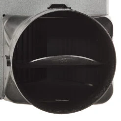 AP Slim Fit Exhaust Fan With Humidity Sensor -Home Lighting Shop aerop AP Fan Motor Damper Closeup add2