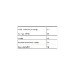 CP50-SL Slim Fit Exhaust Fan With Light