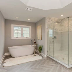 ABF-L1 Multi Speed Exhaust Fan W/ Light And Humidity Sensor -Home Lighting Shop aerop abf110dhl1 INST1