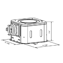 A716A MC Exhaust Fan With Heater And Light