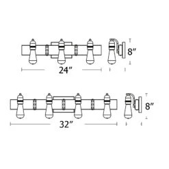 AFX Noah Bathroom Vanity Light