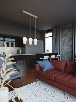 AFX Lola Linear Multi-Light Pendant -Home Lighting Shop afx lola3 linear install kitchen