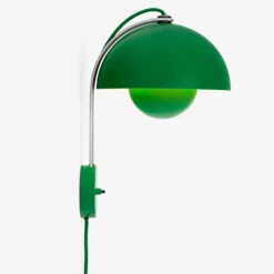 Flowerpot VP8 Plug-In Wall Sconce -Home Lighting Shop andtra Flowerpot VP8 Signal Green add1