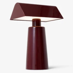 Caret Portable Table Lamp 21 Caret Portable Table Lamp -Home Lighting Shop andtra MF1 Dark Burgundy add2