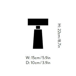 Caret Portable Table Lamp