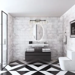 Lunar Oval LED Lighted Mirror