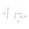 Artemide Tolomeo Mini Plug-In Wall Light -Home Lighting Shop artemide 51298 spec