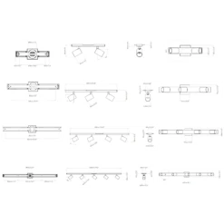 Ascoli Bar Wall / Ceiling Spot Light