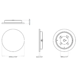 Eclipse 250 Round Wall Sconce