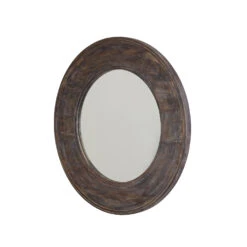 Black Wash Wood Mirror